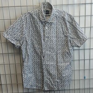 Hugo Boss Men's t-shirt LG Blue / White Sharks 🦈